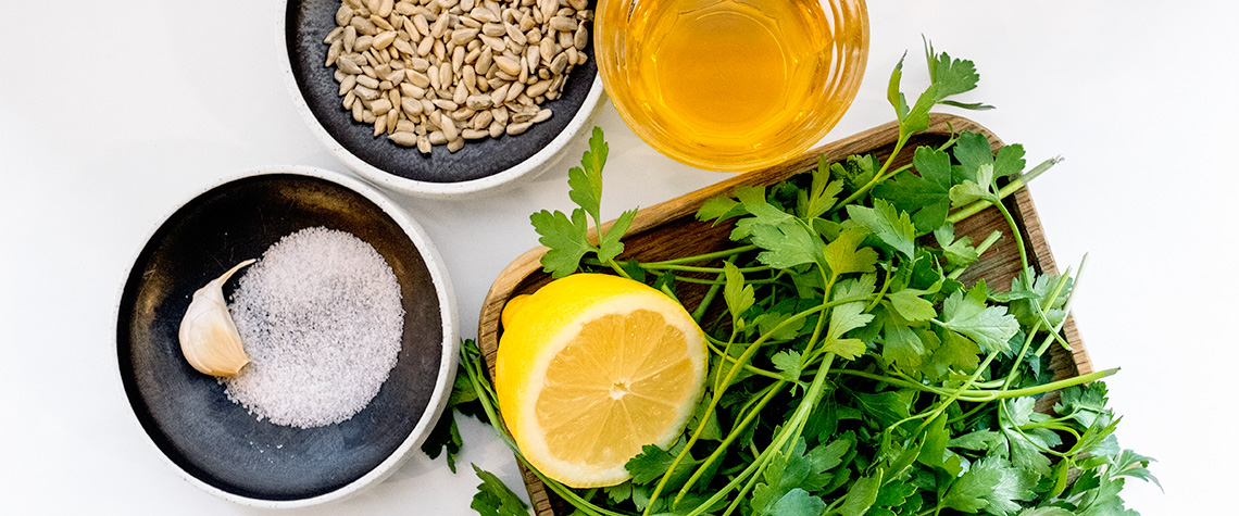 Opskrift på persillepesto - Nyma